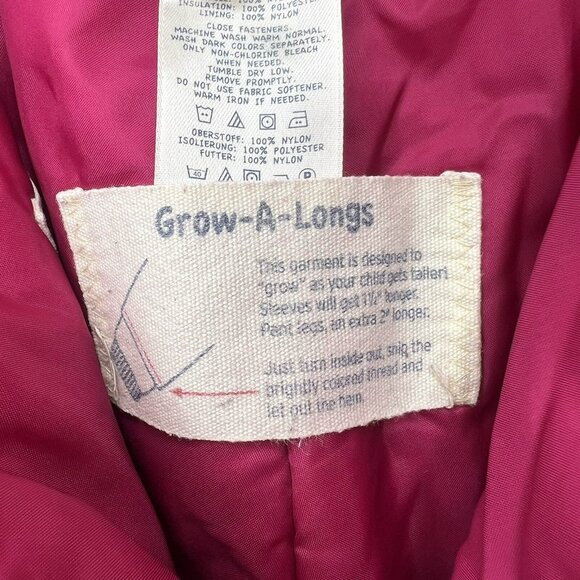 Lands End Kids Pink Girls Grow A Longs Snow Ski Snowboarding Pants Size 12 - Picture 4 of 4